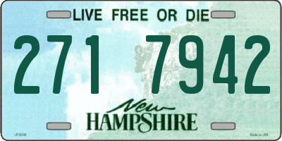 NH license plate 2717942