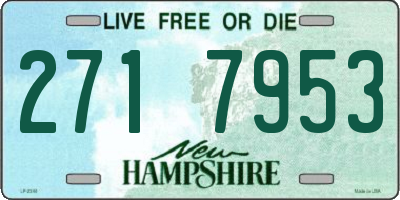 NH license plate 2717953