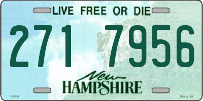 NH license plate 2717956