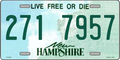 NH license plate 2717957