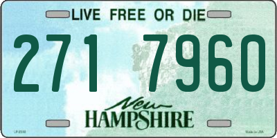 NH license plate 2717960