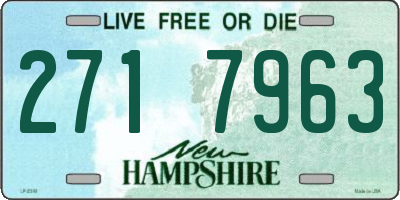 NH license plate 2717963
