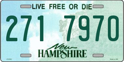 NH license plate 2717970