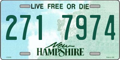 NH license plate 2717974