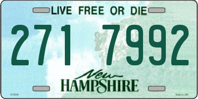 NH license plate 2717992