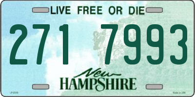 NH license plate 2717993