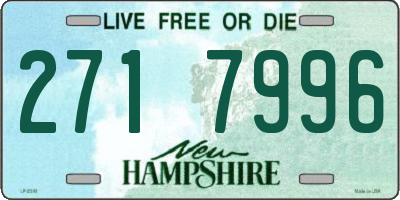 NH license plate 2717996