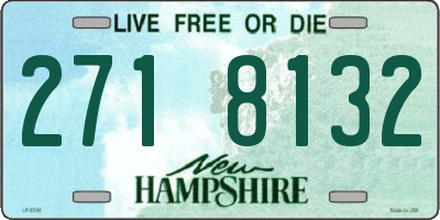 NH license plate 2718132