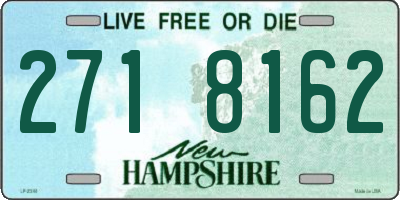 NH license plate 2718162