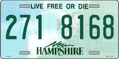 NH license plate 2718168