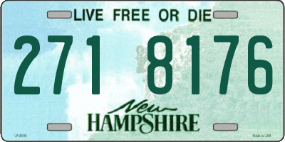 NH license plate 2718176