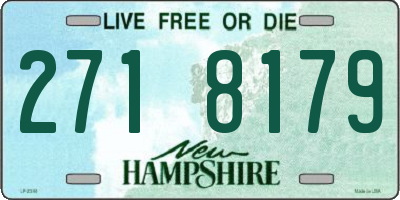 NH license plate 2718179