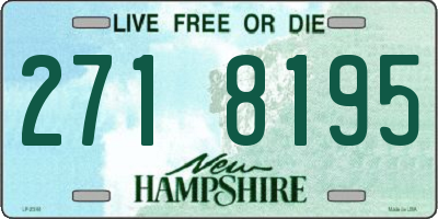 NH license plate 2718195