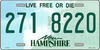 NH license plate 2718220