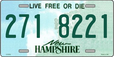 NH license plate 2718221