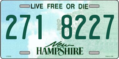 NH license plate 2718227