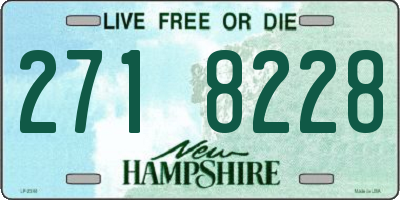 NH license plate 2718228