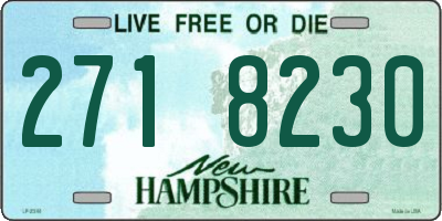 NH license plate 2718230