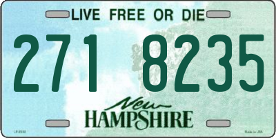 NH license plate 2718235