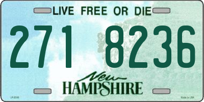NH license plate 2718236