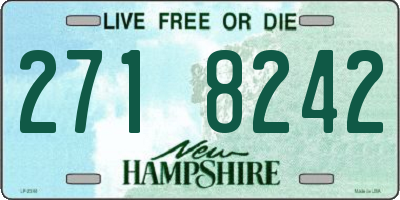 NH license plate 2718242