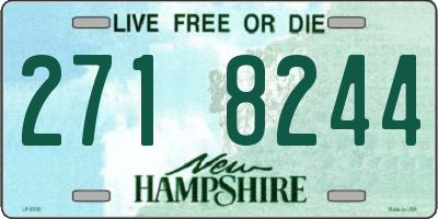 NH license plate 2718244