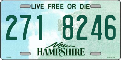 NH license plate 2718246