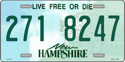 NH license plate 2718247