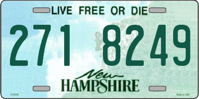 NH license plate 2718249