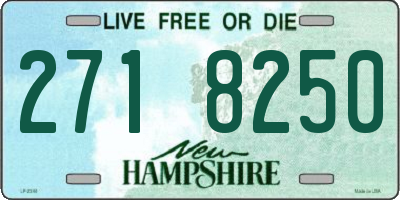 NH license plate 2718250