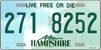 NH license plate 2718252