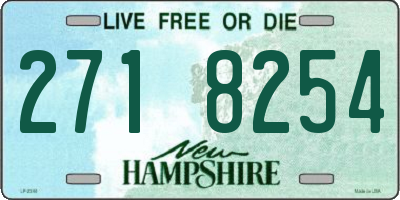 NH license plate 2718254