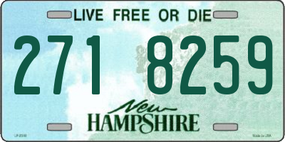 NH license plate 2718259