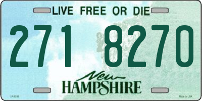 NH license plate 2718270