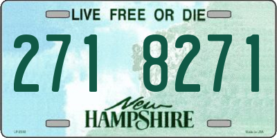 NH license plate 2718271