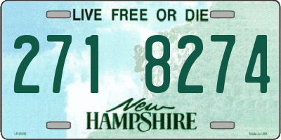 NH license plate 2718274