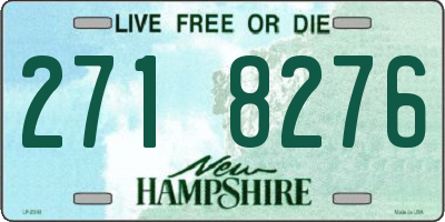NH license plate 2718276