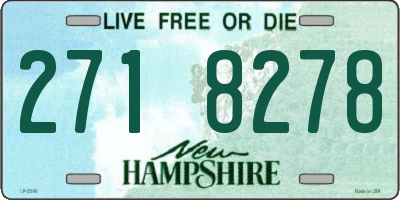 NH license plate 2718278