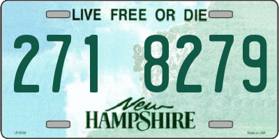 NH license plate 2718279