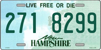 NH license plate 2718299