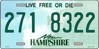 NH license plate 2718322