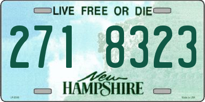 NH license plate 2718323
