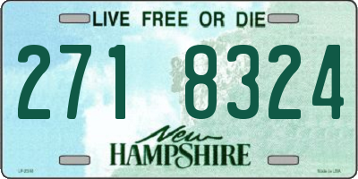 NH license plate 2718324