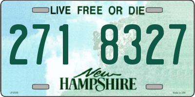 NH license plate 2718327