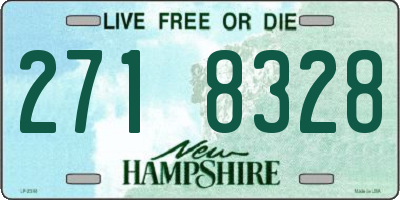 NH license plate 2718328