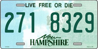 NH license plate 2718329