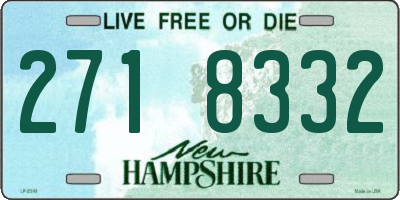 NH license plate 2718332