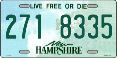 NH license plate 2718335