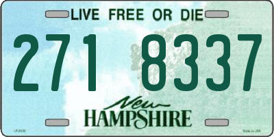 NH license plate 2718337