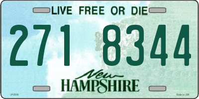 NH license plate 2718344